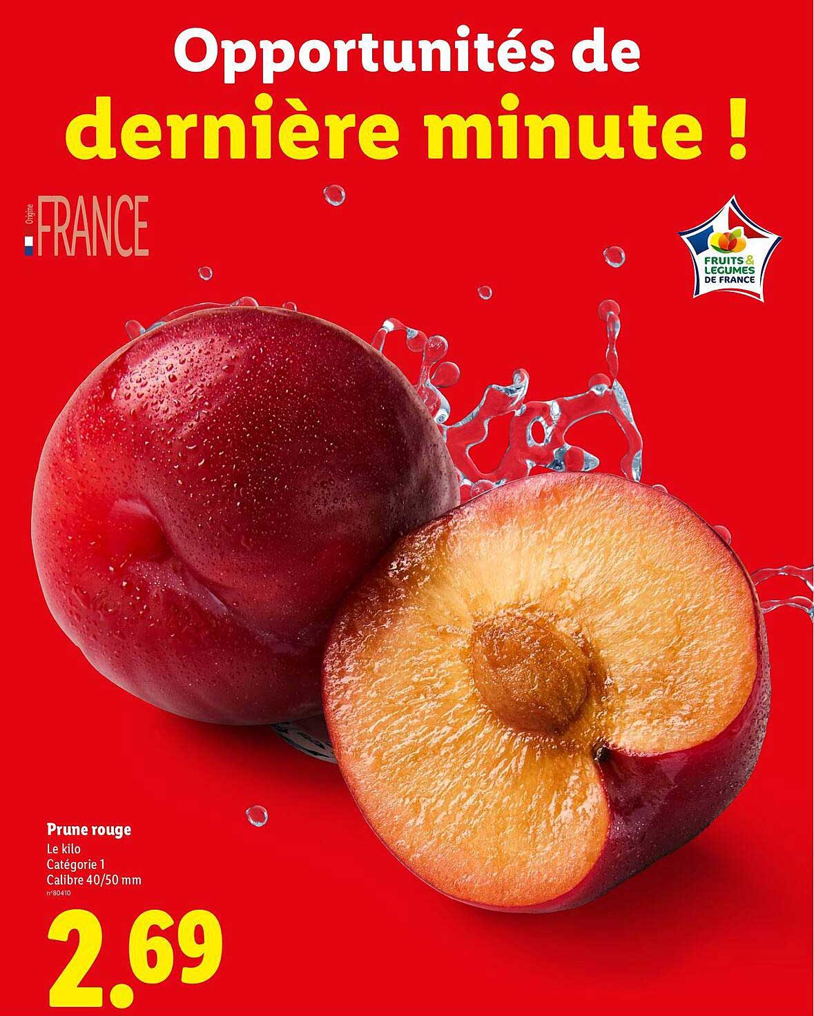 Prune rouge
