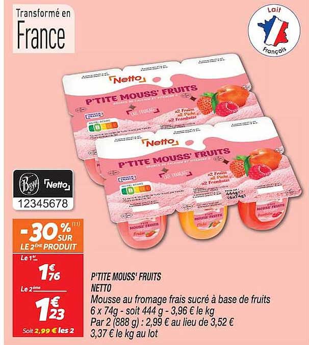 PTITE MOUSS' FRUITS NETTO