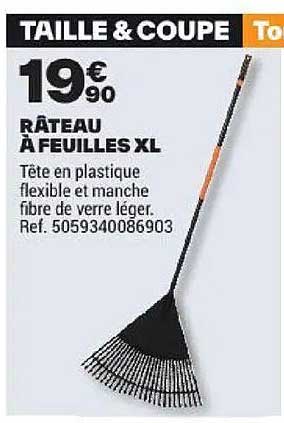 RÂTEAU A FEUILLES XL