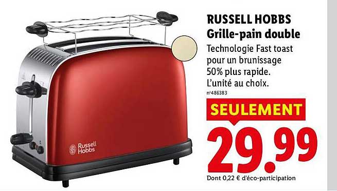 RUSSELL HOBBS Grille-pain double