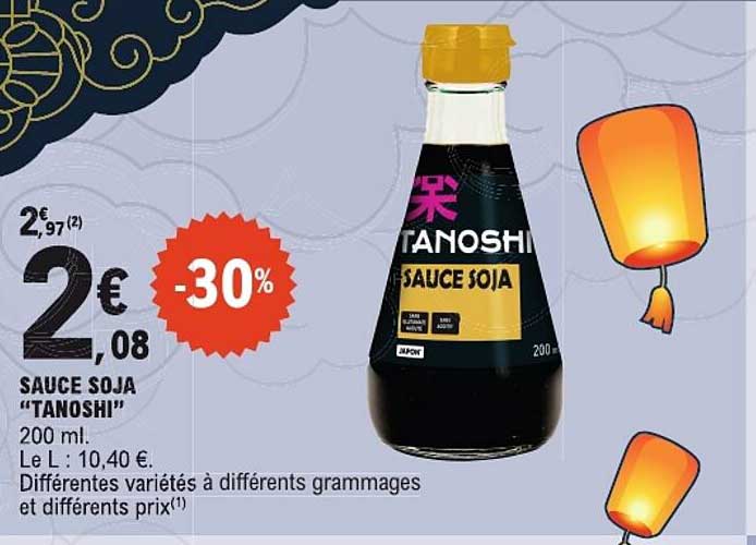 SAUCE SOJA "TANOSHI"