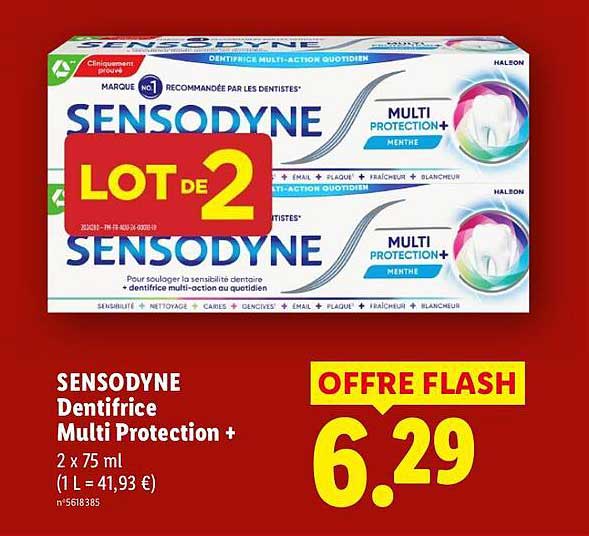 SENSODYNE Dentifrice Multi Protection +