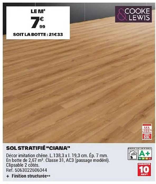 SOL STRATIFIÉ “CIAMA”