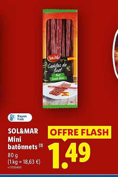 SOL&MAR Mini bâtonnets