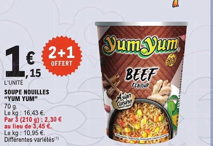 SOUPE NOUILLES “YUM YUM”