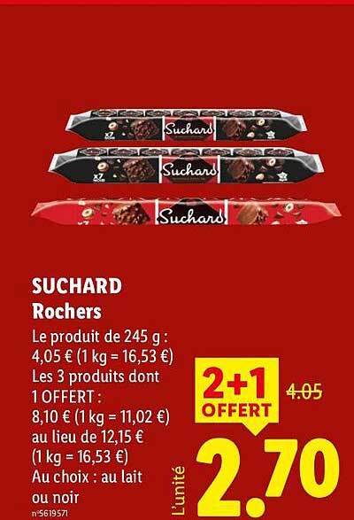SUCHARD Rochers