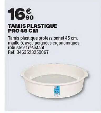 TAMIS PLASTIQUE PRO 45 CM