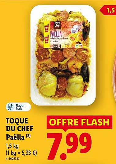 TOQUE DU CHEF Paëlla