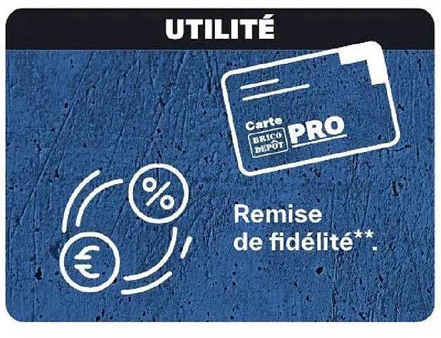 UTILITÉ Remise de fidélité**