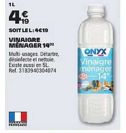 VINAIGRE MENAGER 14°