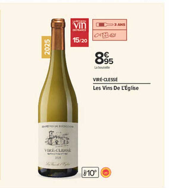 VIRÉ-CLÉSSÉ Les Vins De L'Église
