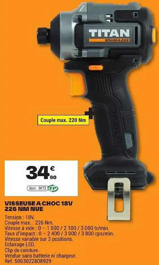 VISSSEUSE A CHOC 18V 226 NM NUE