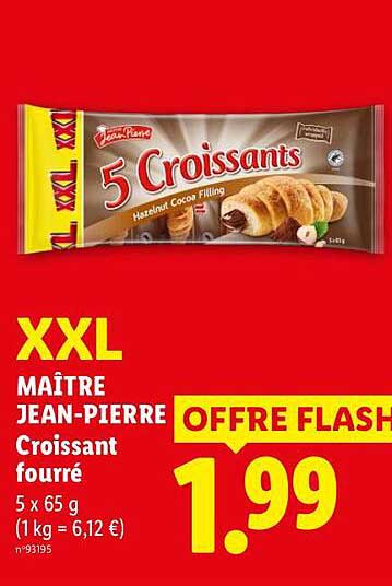 XXL MAÎTRE JEAN-PIERRE Croissant fourré