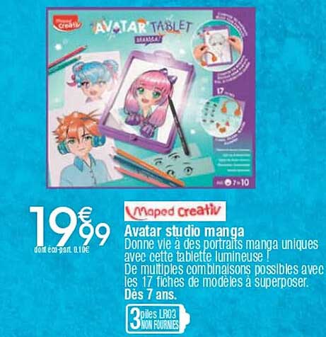 Avatar studio manga