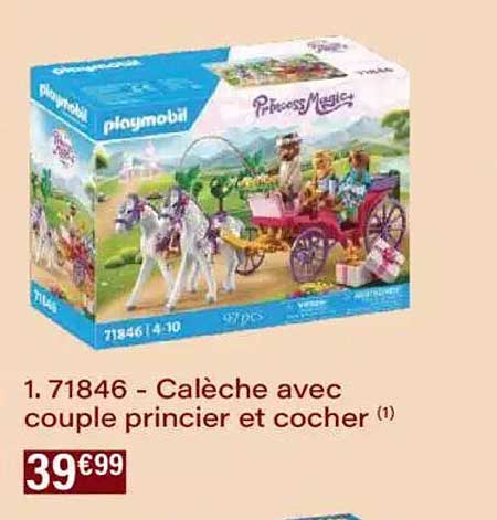 1. 71846 - Calèche avec couple princier et cocher