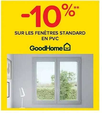 -10% SUR LES FENÊTRES STANDARD EN PVC