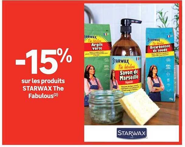 -15% sur les produits STARWAX The Fabulous