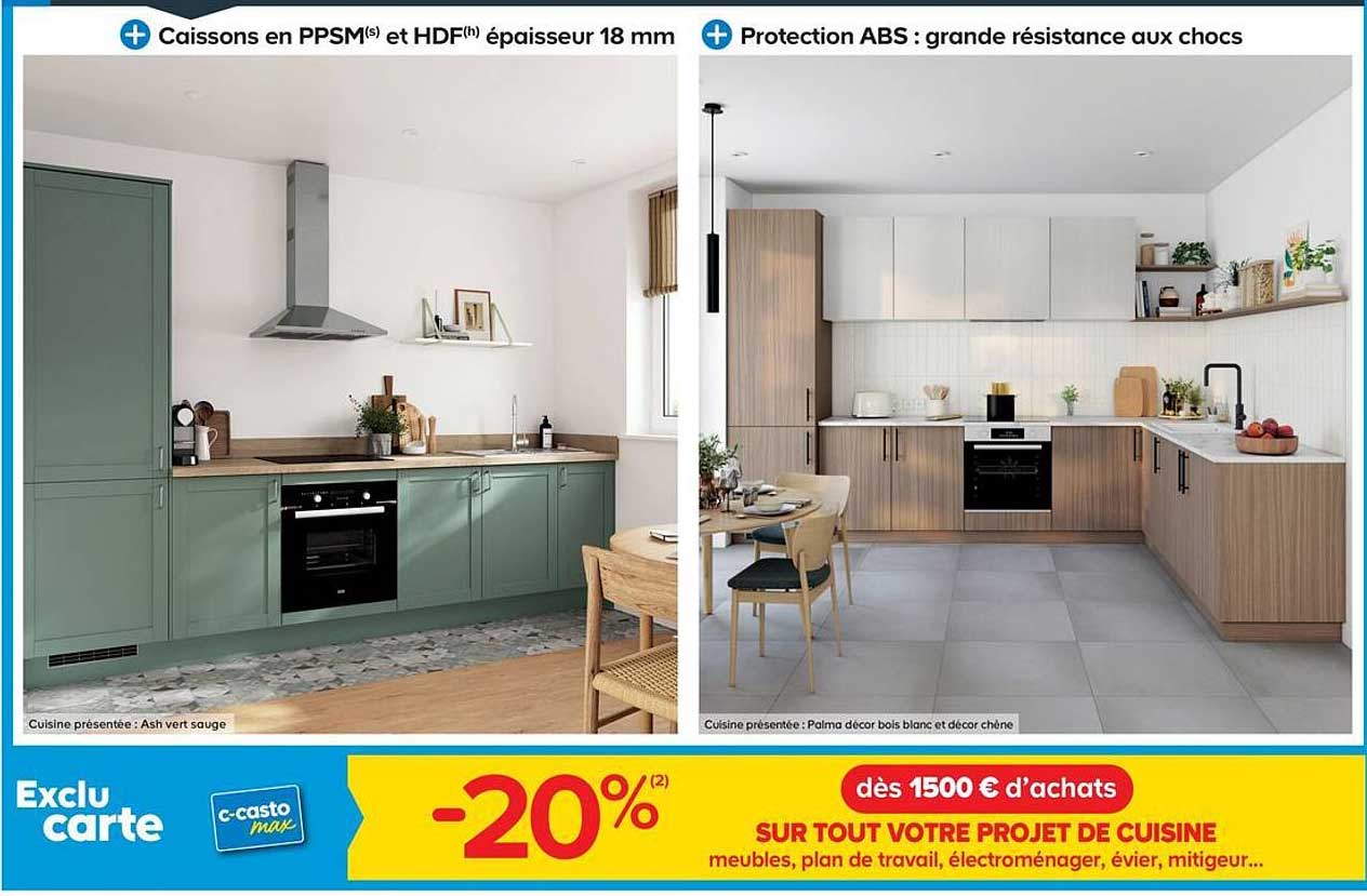 -20% SUR TOUT VOTRE PROJET DE CUISINE