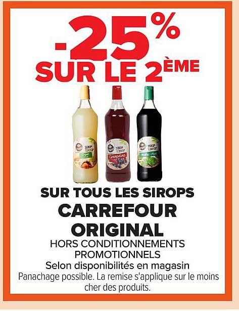 -25% SUR LE 2ÈME