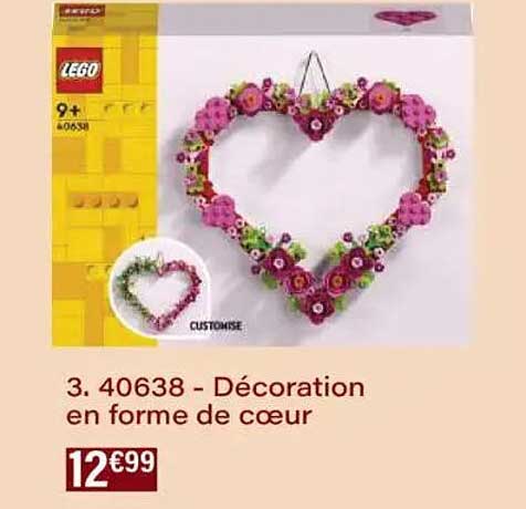3. 40638 - Décoration en forme de cœur