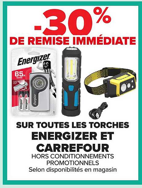 -30% DE REMISE IMMEDIATE