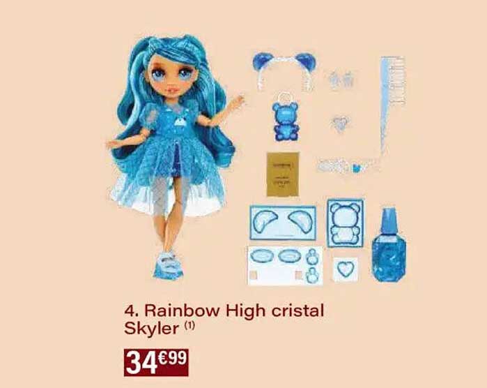 4. Rainbow High cristal Skyler