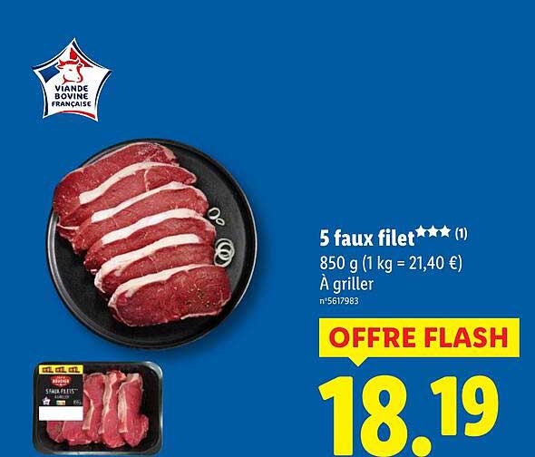 5 faux filet