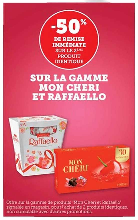 -50% DE REMISE IMMEDIATE SUR LE 2ÈME PRODUIT IDENTIQUE