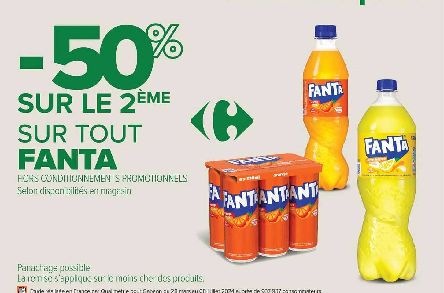 -50% SUR LE 2EME SUR TOUT FANTA