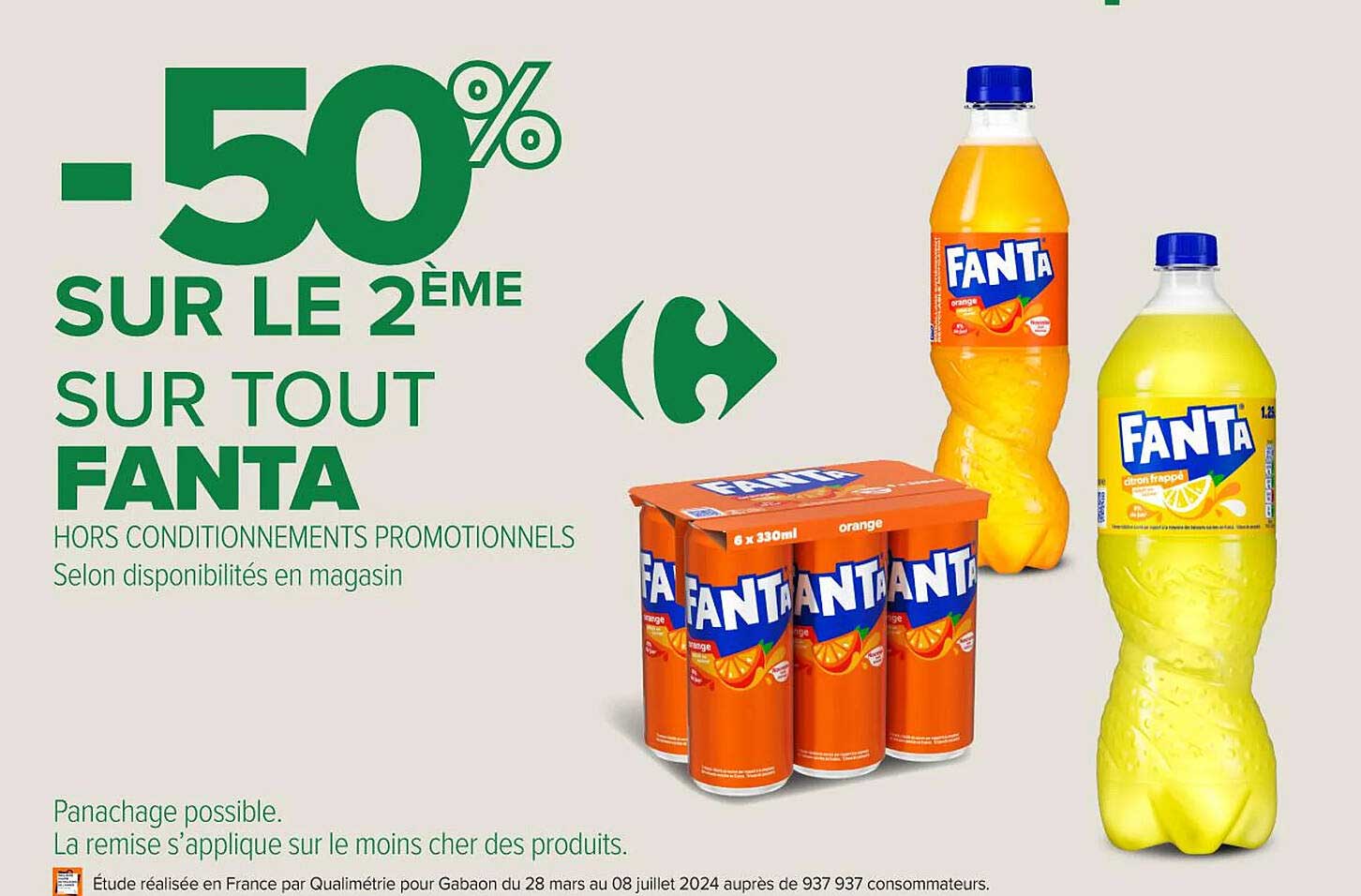 -50% SUR LE 2ème SUR TOUT FANTA