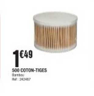 500 COTON-TIGES