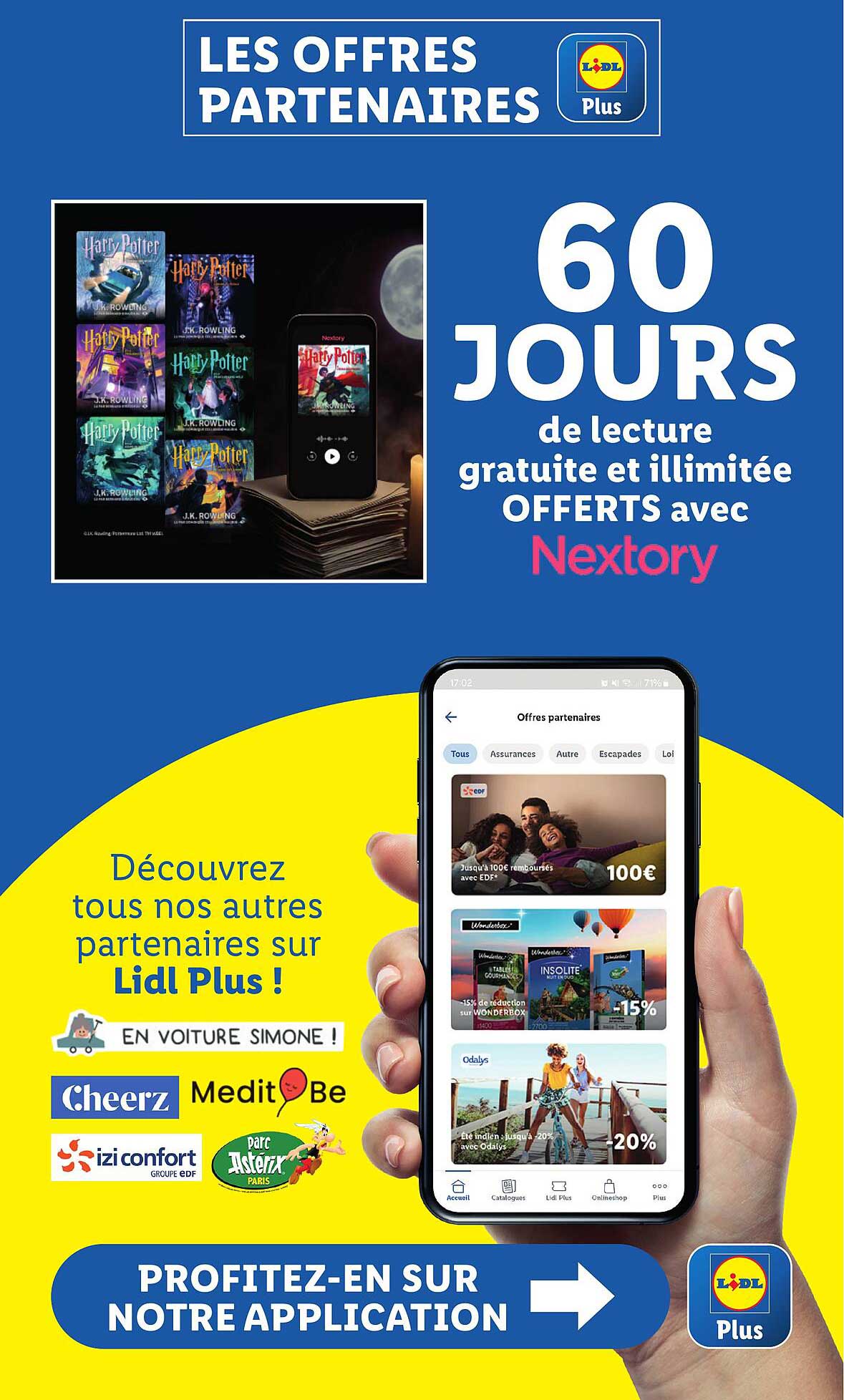 60 JOURS de lecture gratuite et illimitée OFFERTS avec Nextory