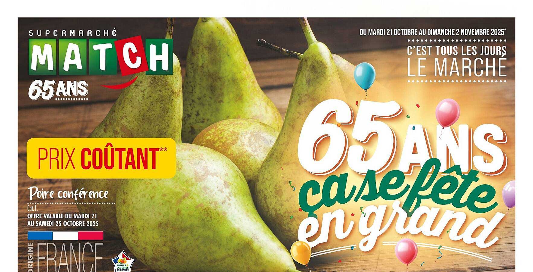 65 ANS, ça se fête en grand