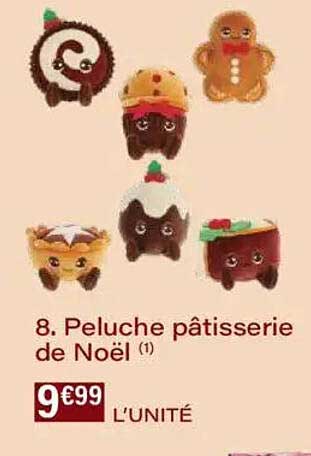 8. Peluche pâtisserie de Noël