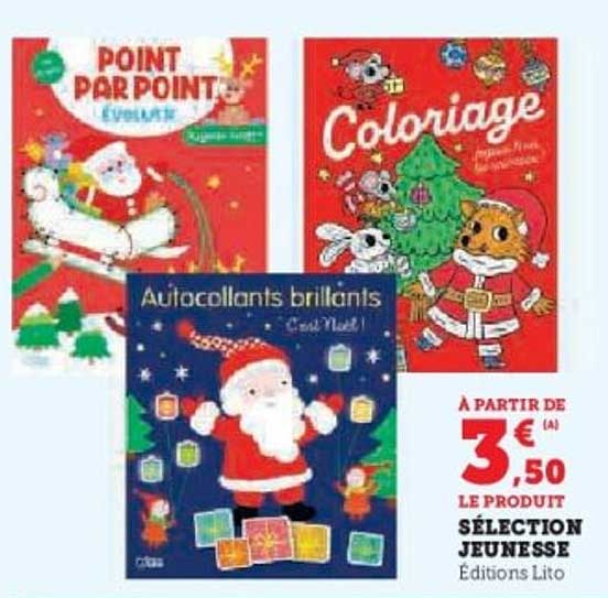 À partir de 3 € (à) 3,50 € le produit Sélection Jeunesse