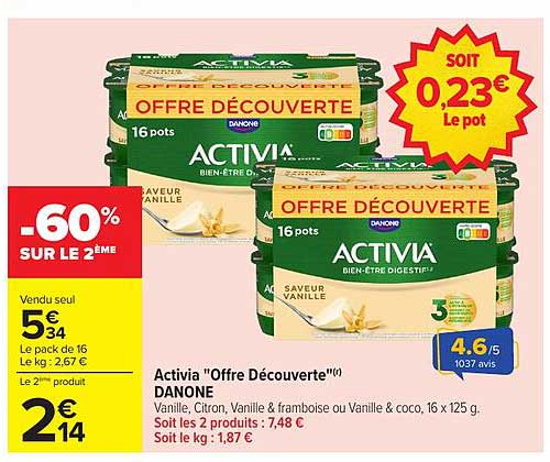 Activia "Offre Découverte"