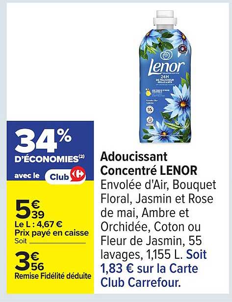 Adoucissant Concentré LENOR