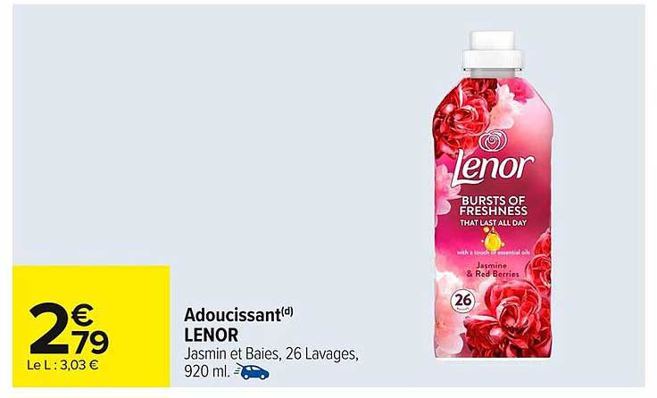 Adoucissant(d) LENOR