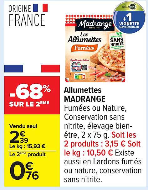 Allumettes MADRANGE