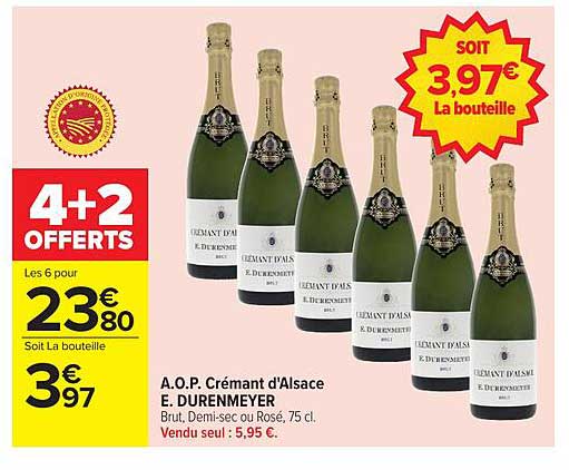 A.O.P. Crémant d'Alsace E. DURENMEYER