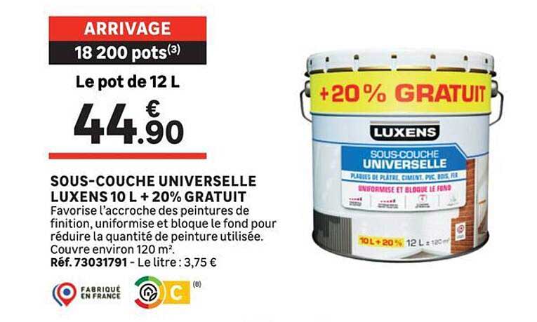 ARRIVAGE 18 200 pots Le pot de 12 L