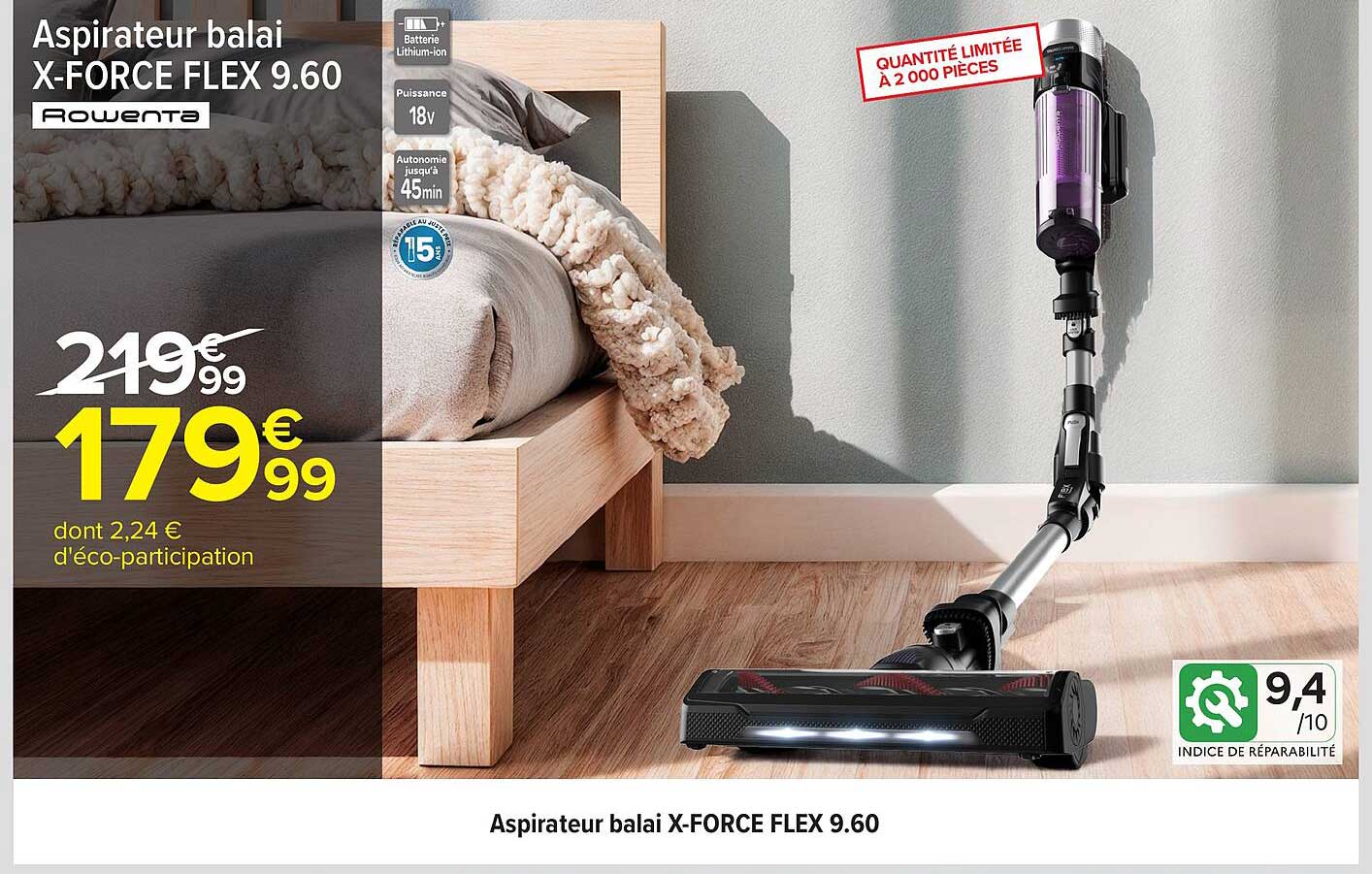 Aspirateur balai X-FORCE FLEX 9.60