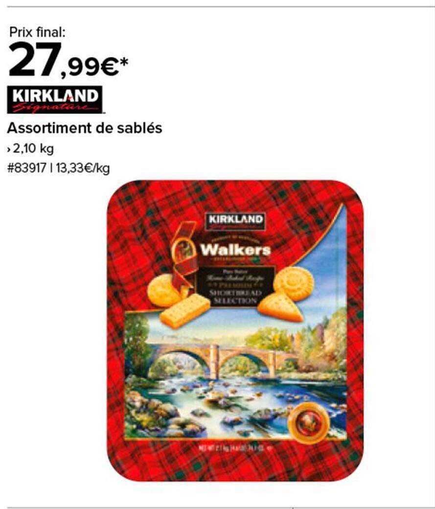Assortiment de sablés
