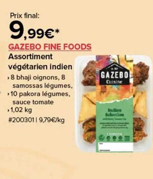 Assortiment végétarien indien