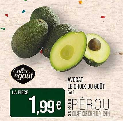 AVOCAT LE CHOIX DU GOÛT