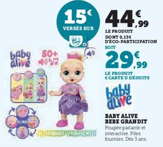BABY ALIVE BEBE GRANDIT