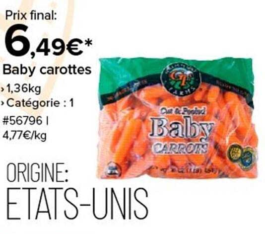 Baby carottes