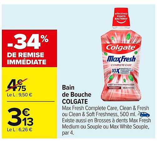 Bain de Bouche COLGATE