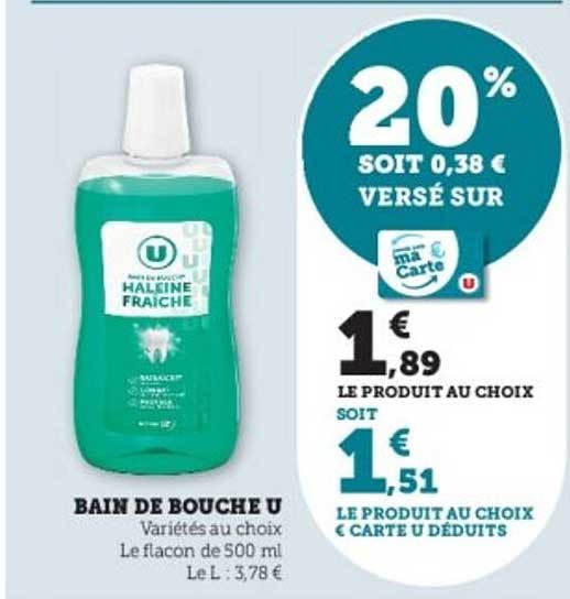 BAIN DE BOUCHE U