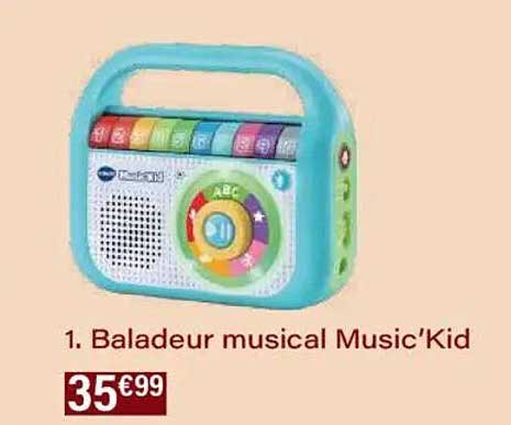 Baladeur musical Music'Kid